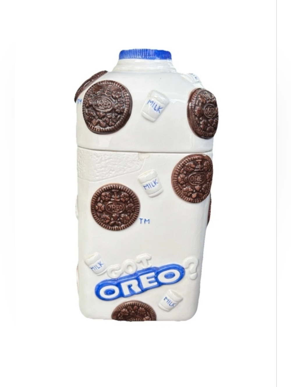Vintage "Nabisco" Oreo  Milk Jug Cookie Jar - Picture 2 of 16